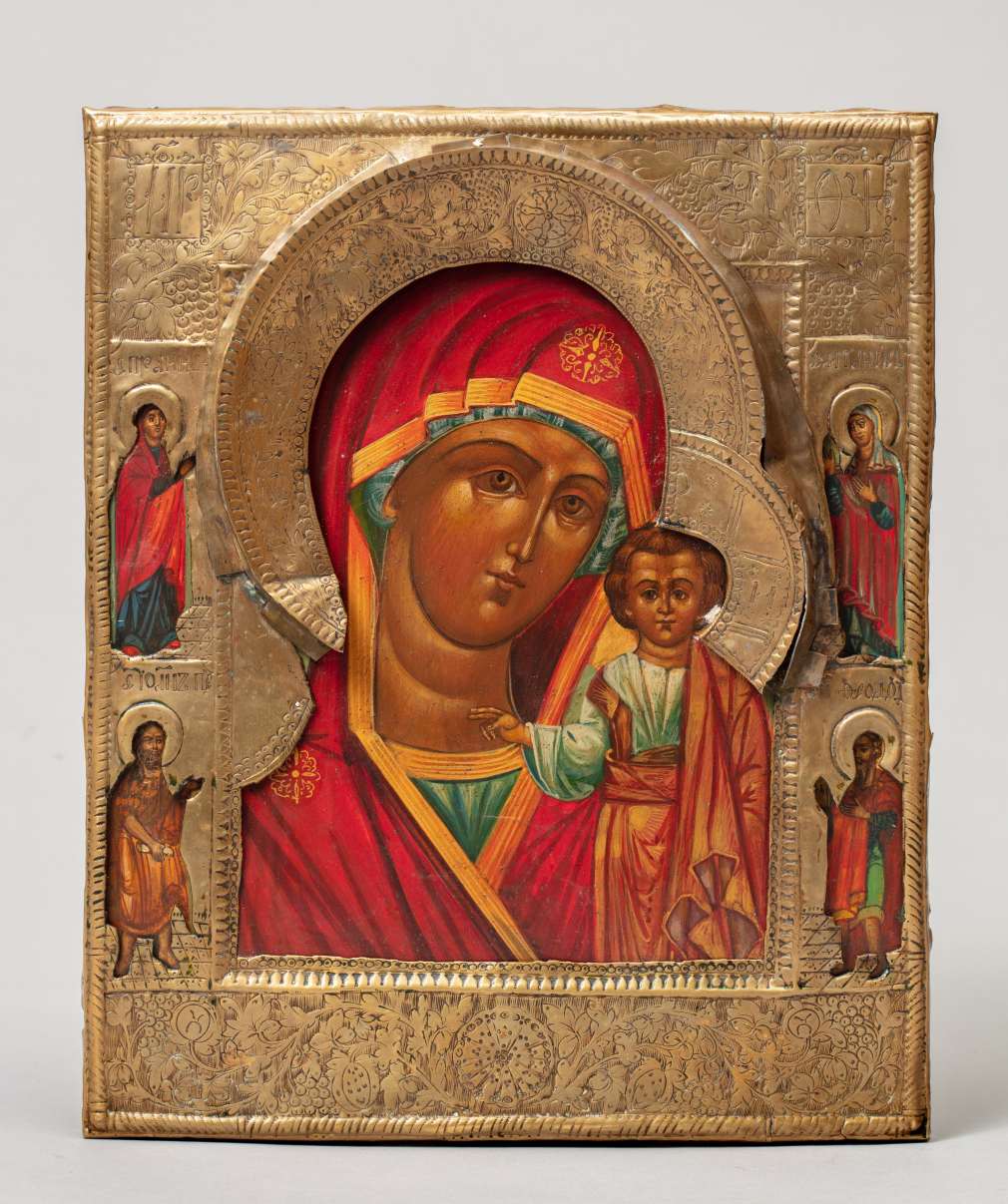 Старинная Икона Богородица Казанская - фото - 6
