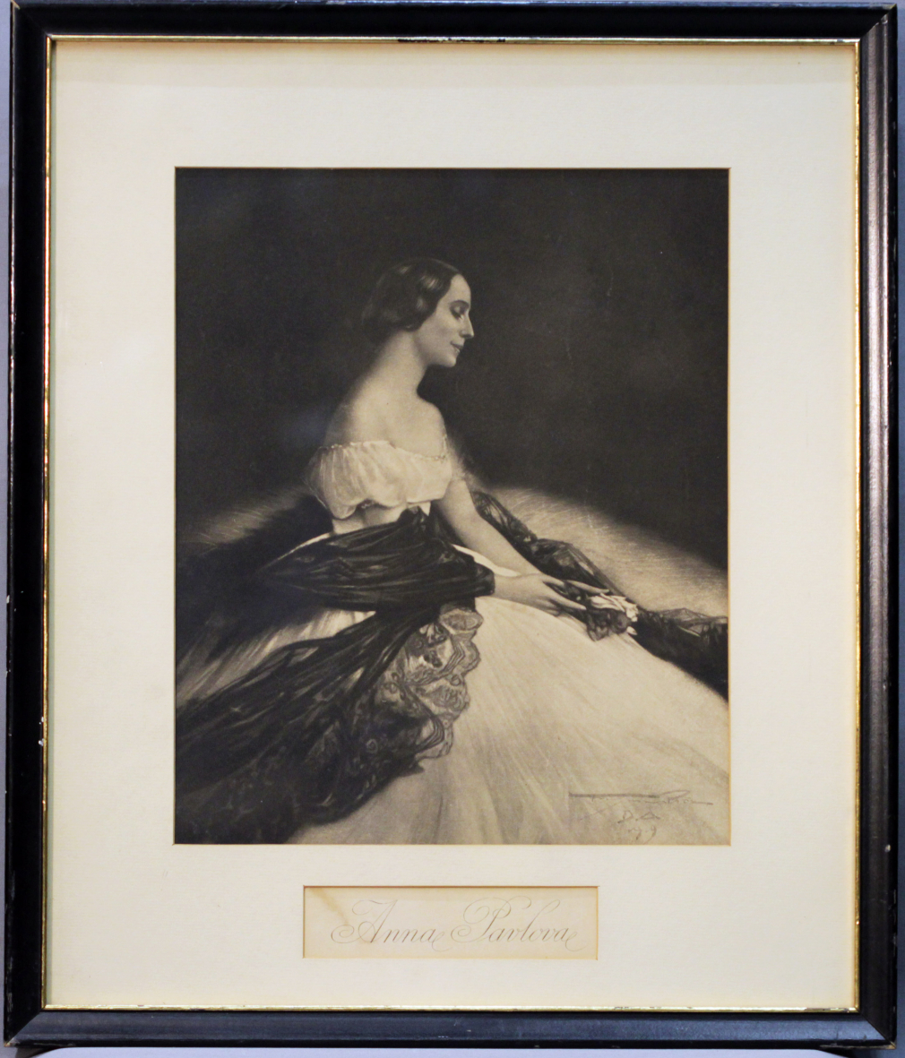 Франс ван Риель (1879-?). Frans Van Riel. Портрет балерины Анны Павловой - фото - 2