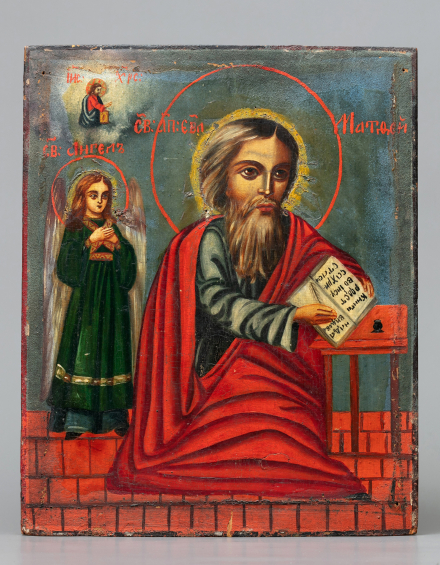 Икона Апостол Матфей с Ангелом Хранителем - фото - 2