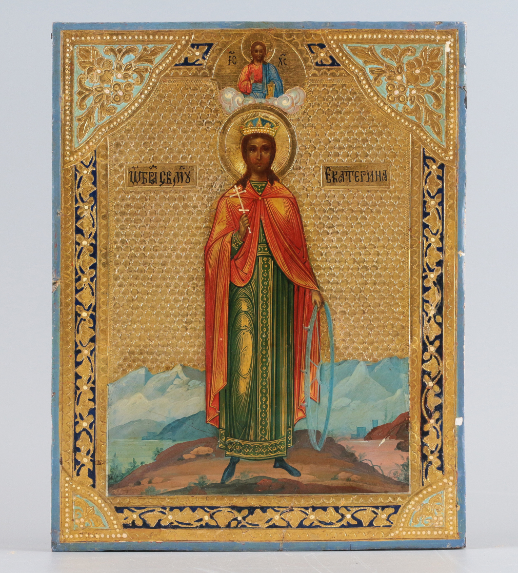Икона Святая мученица Екатерина - фото - 2