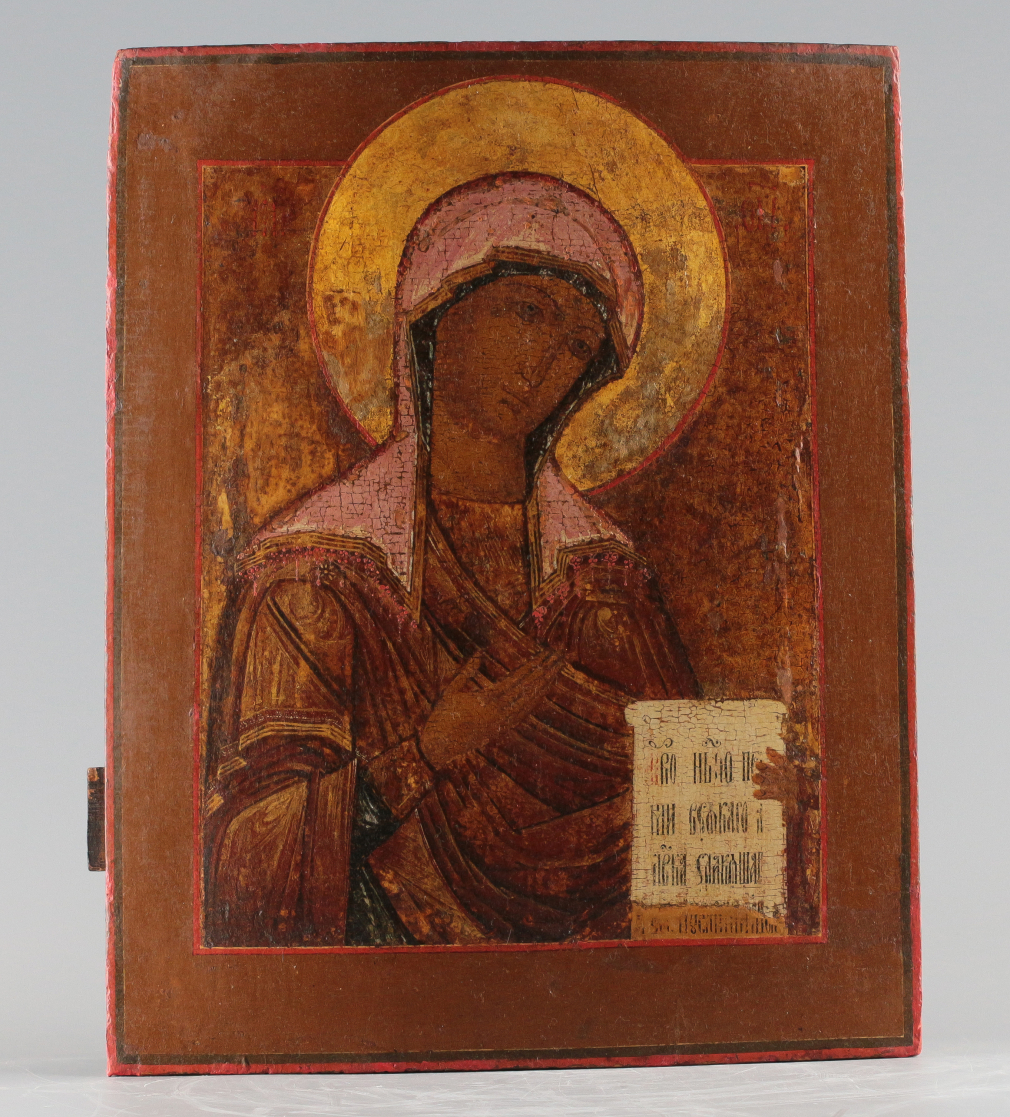 Икона Богородица из Деисусного чина - фото - 2