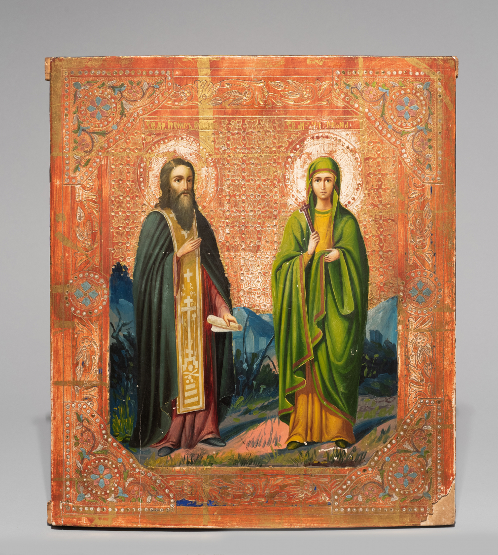 Икона Святые Иосиф и Ирина - фото - 5